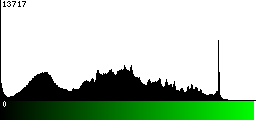 Green Histogram