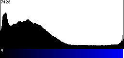Blue Histogram