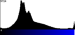 Blue Histogram