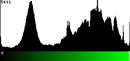 Green Histogram