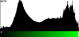 Green Histogram
