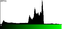 Green Histogram