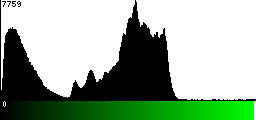 Green Histogram
