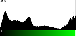Green Histogram