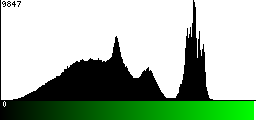 Green Histogram