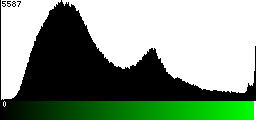 Green Histogram