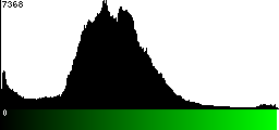 Green Histogram