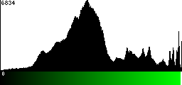 Green Histogram