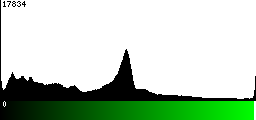 Green Histogram