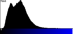 Blue Histogram