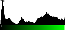 Green Histogram