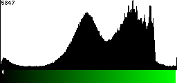 Green Histogram
