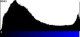Blue Histogram