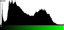 Green Histogram