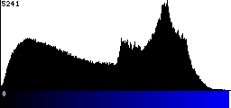 Blue Histogram