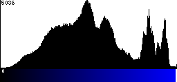 Blue Histogram