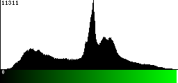 Green Histogram