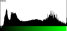 Green Histogram