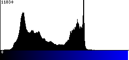 Blue Histogram