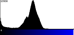 Blue Histogram