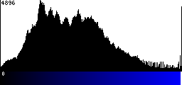 Blue Histogram