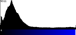 Blue Histogram