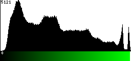 Green Histogram