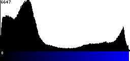 Blue Histogram