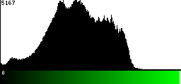 Green Histogram