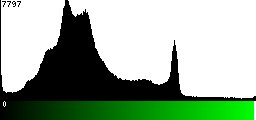 Green Histogram
