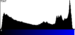 Blue Histogram