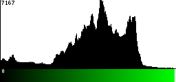 Green Histogram