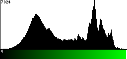 Green Histogram