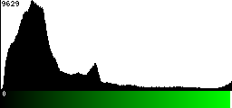 Green Histogram