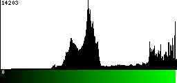 Green Histogram