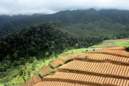 Giant Chocolate Bar on the Mountain