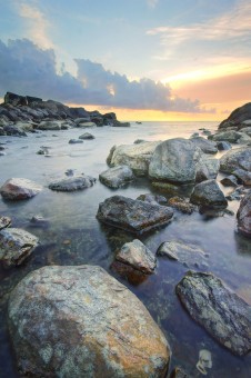 sunset di pulau datu