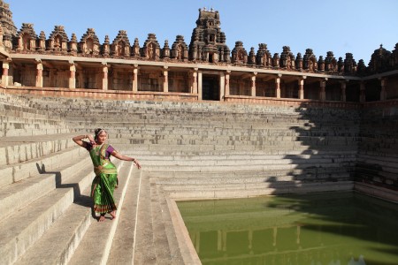 Kuchipudi dancer
