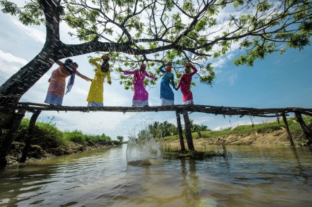 The Cham people at Phan Rang Viet Nam