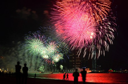 Waching the Fireworks