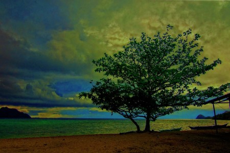 Sunset at Coron Island