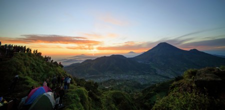 Sunset At Sikunir