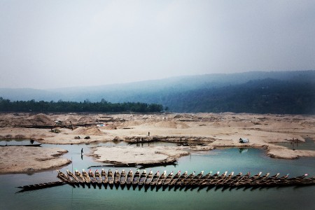Morning in Stone quarry
