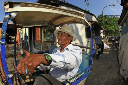 the pedicab driver