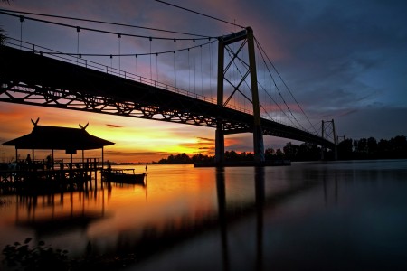 Barito River Bridge...