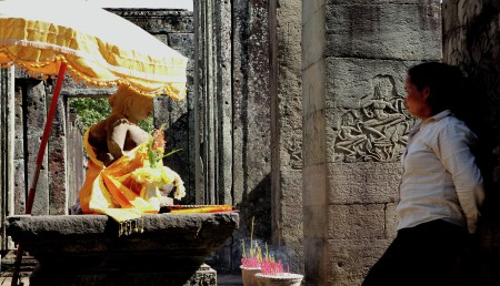Buddha for Hope at Bayon Temple