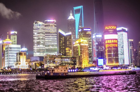shanghai in the night