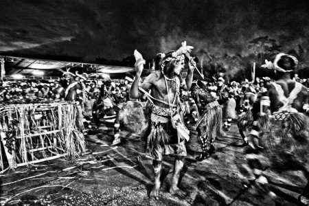 Asmat in a Trance.