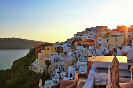 Chasing Sunset in Oia