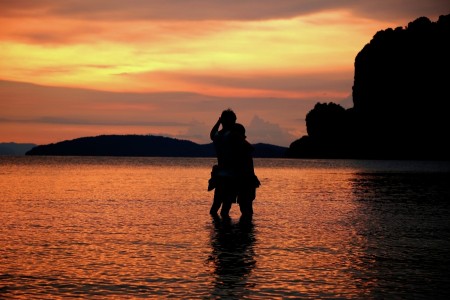romantic sunset
